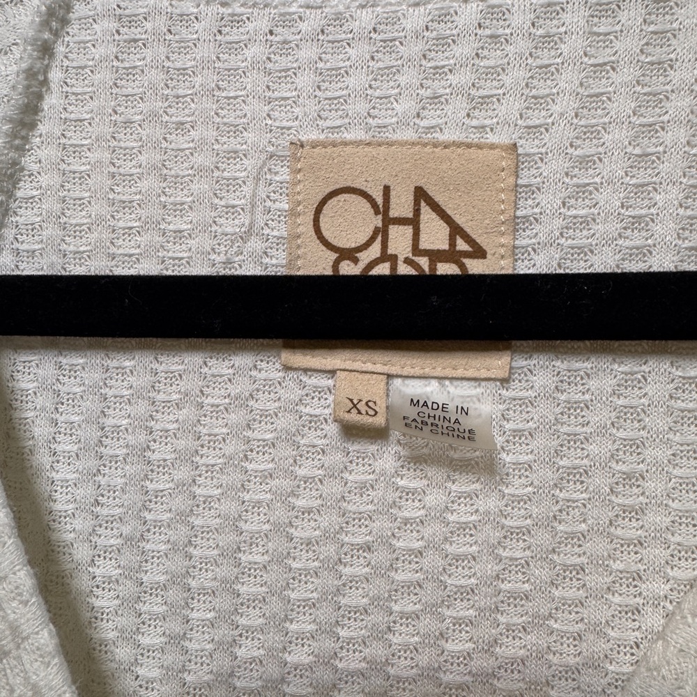 Chaser White Textured Long Sleeve Top - Picture 5 of 7